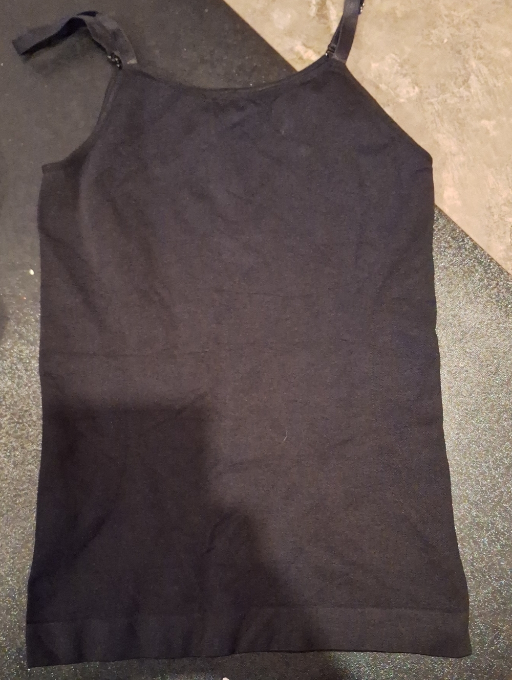 Shapermint Black Slim Scoop Neck Camisole